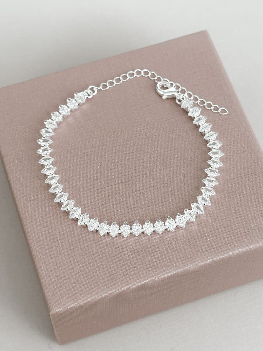 Pulseira navetes grossa