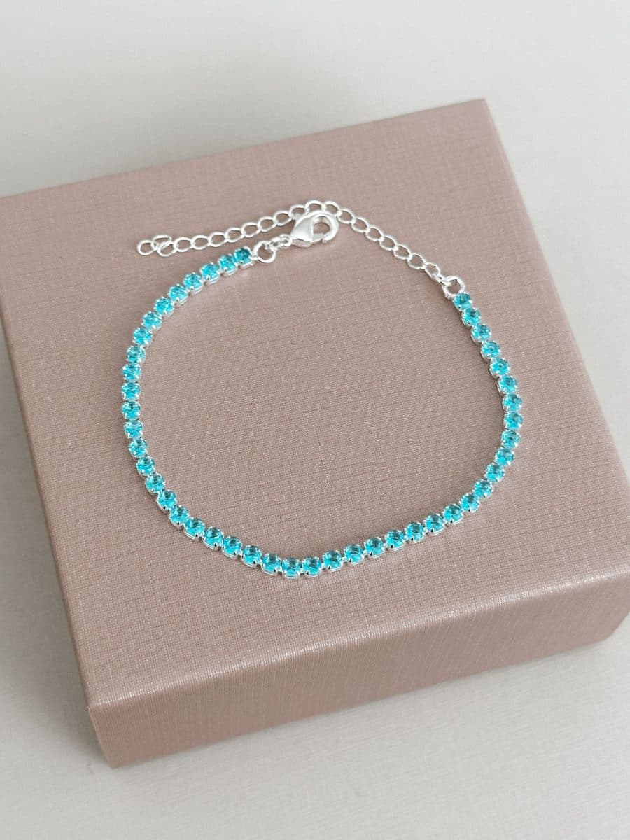 Pulseira riviera azul