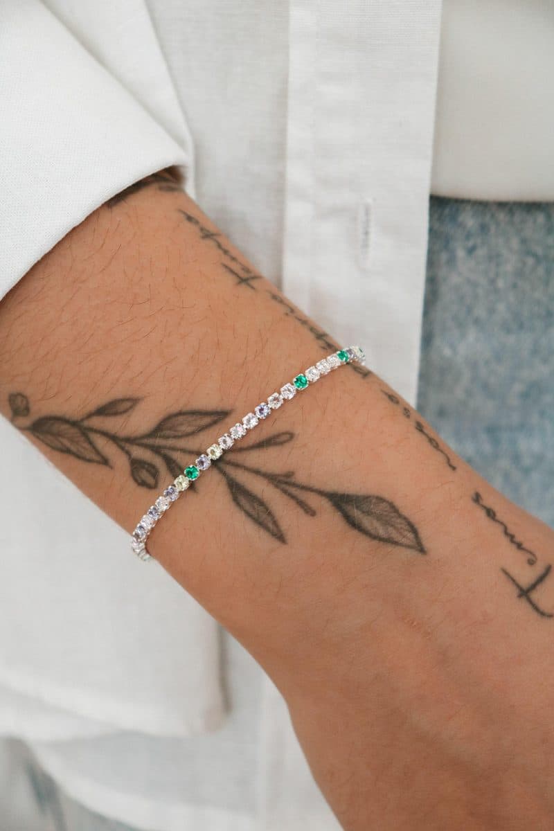 Pulseira riviera colorida pu315