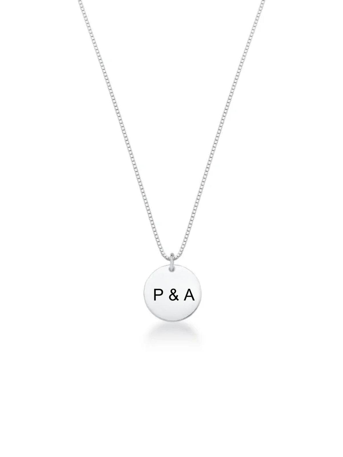 Colar personalizado Tam P - medalha 1cm