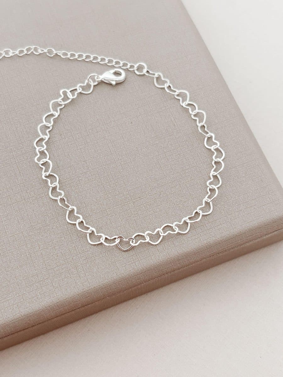 Pulseira Corações