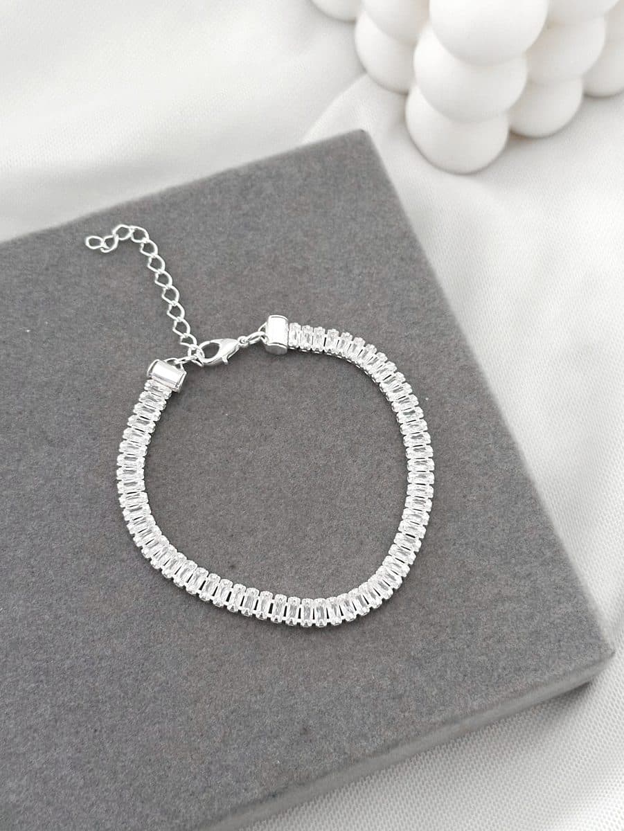 Pulseira baguetes cristal