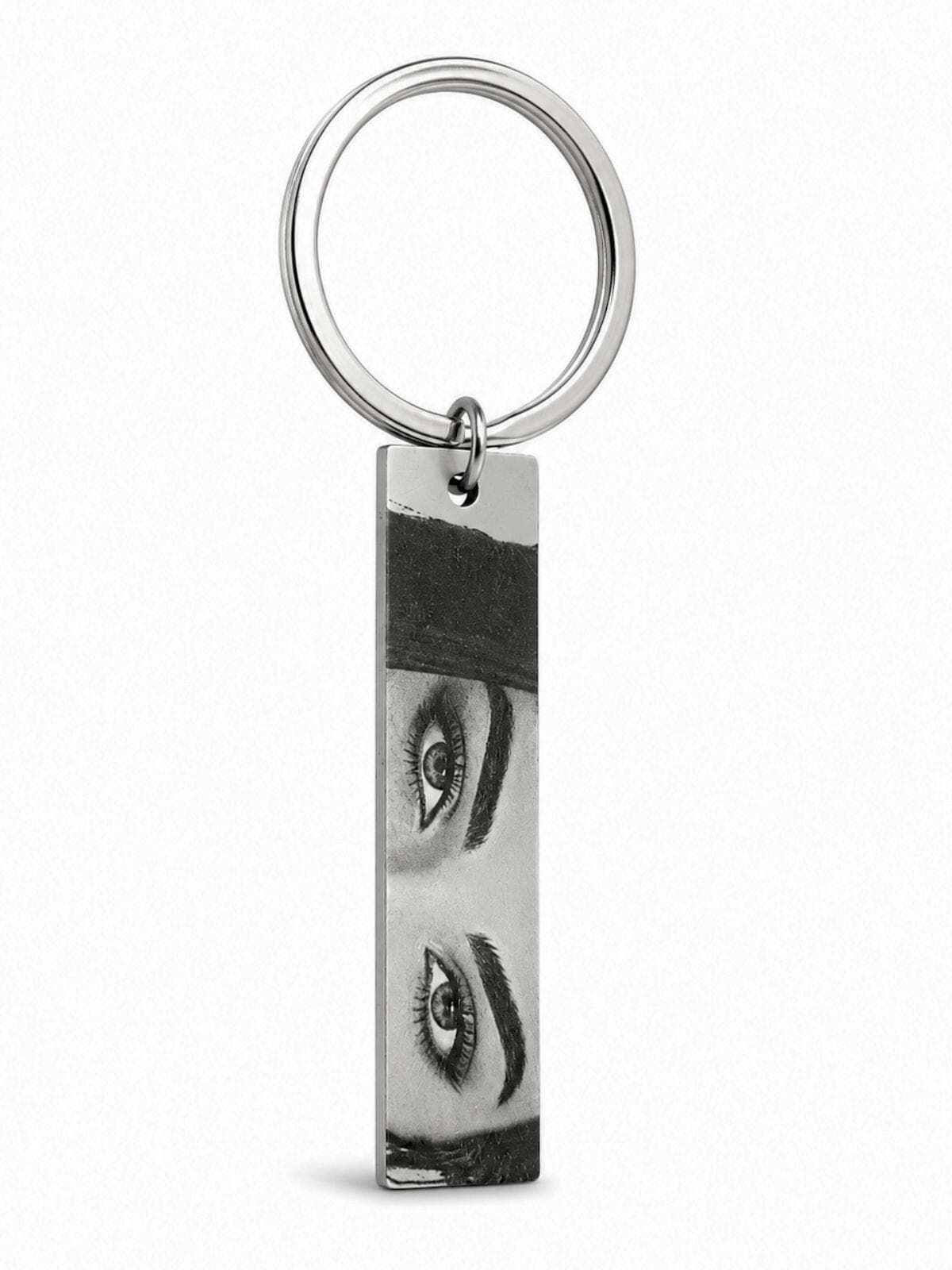 Chaveiro personalizado retangular - Aço inoxidável