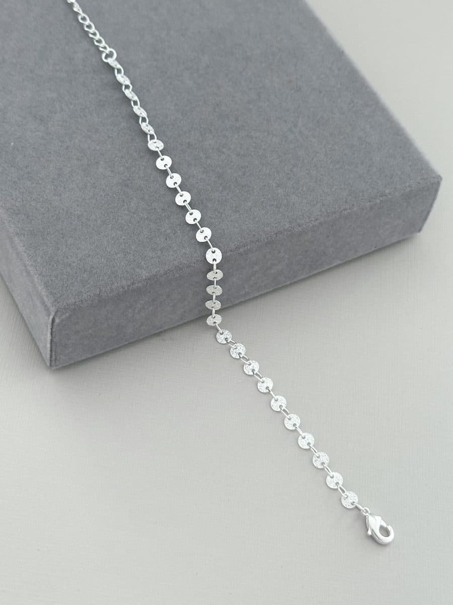 Pulseira medalhinhas texturizados