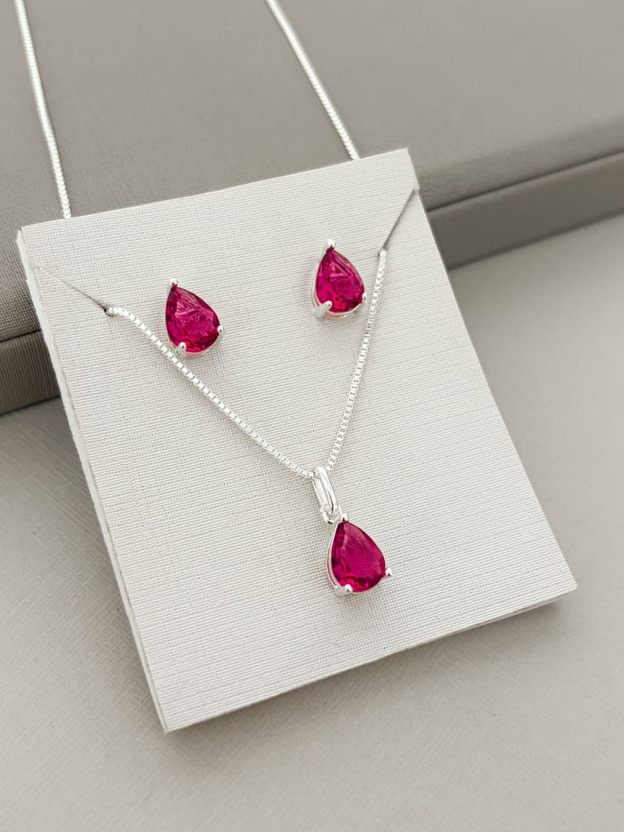 Conjunto gotinha rosa fucsia