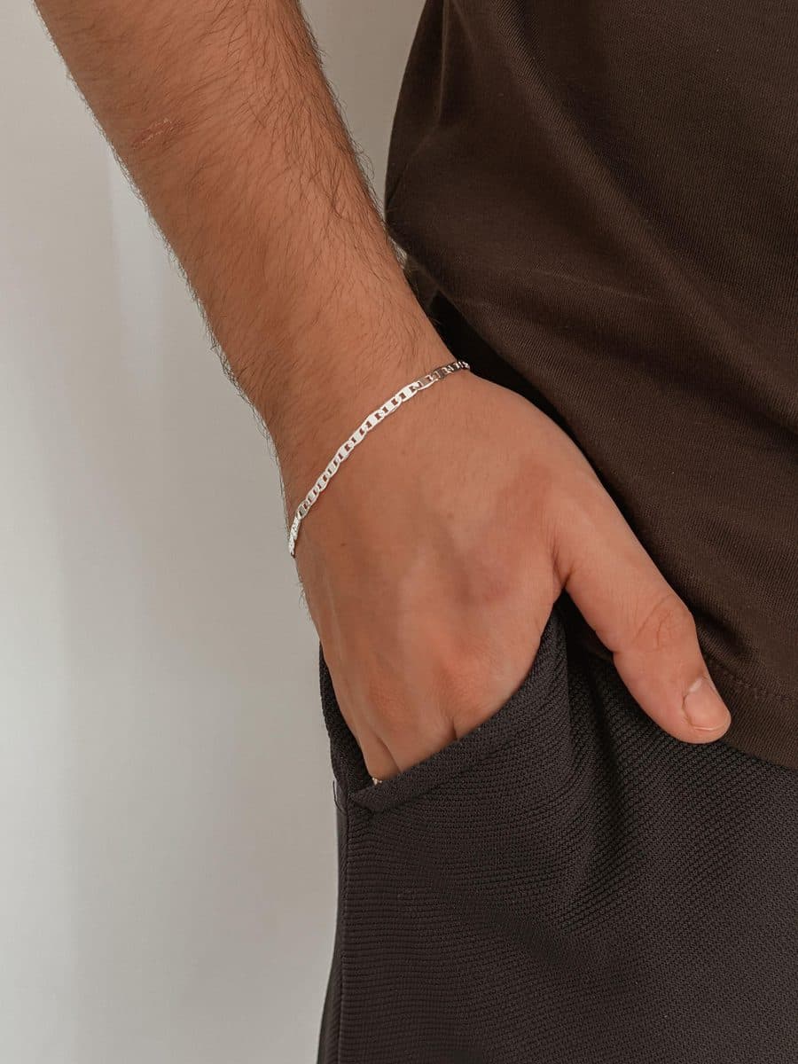 Pulseira piastrine lisa