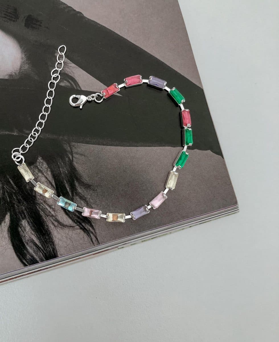 Pulseira baguetes coloridos