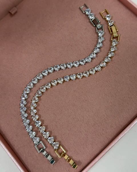 Pulseira Riviera Corações