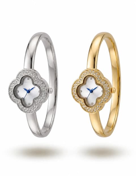 Relógio Feminino DHP Bicolor – Clássica