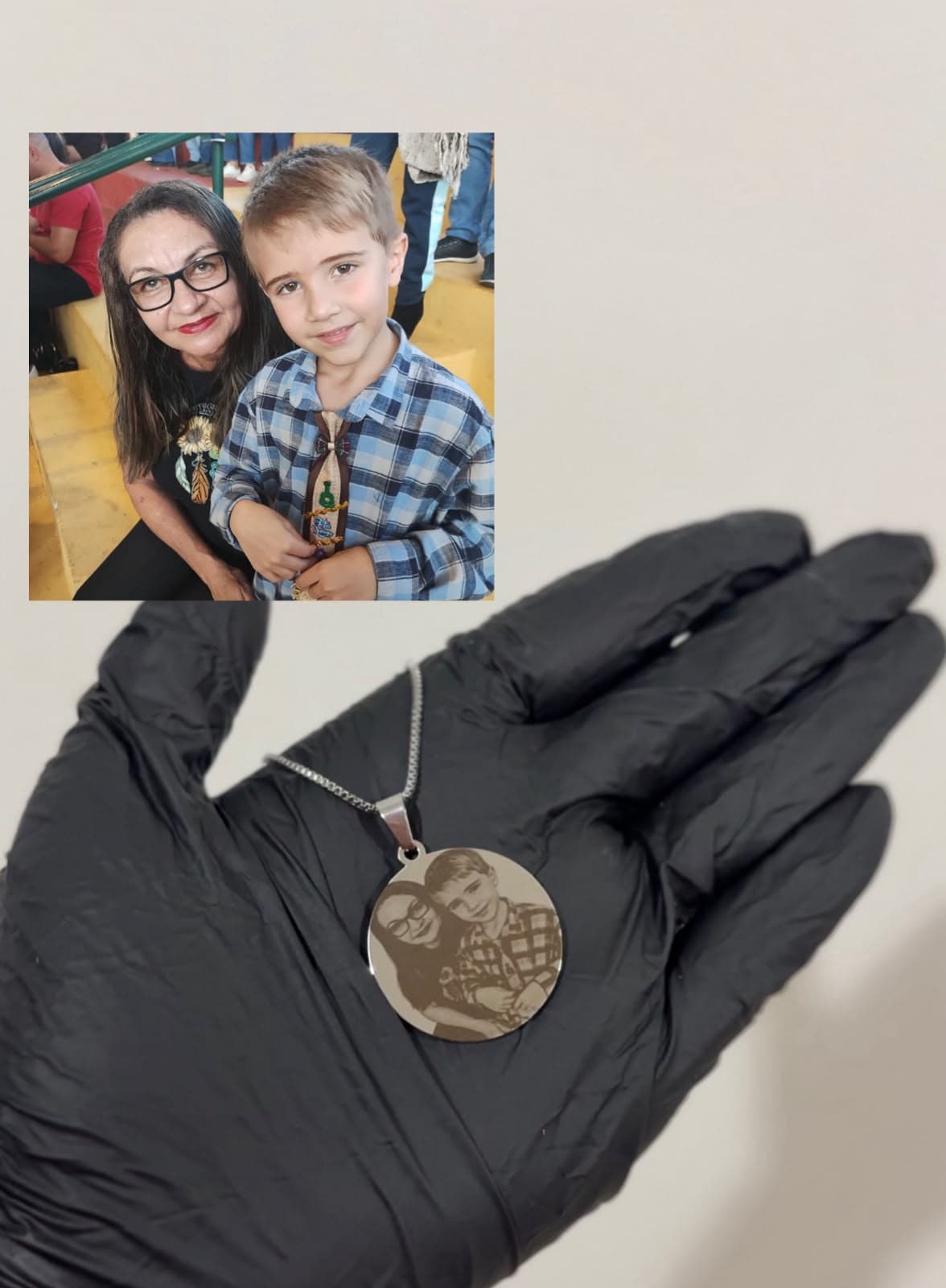 Colar Personalizado - Aço inoxidável dourado
