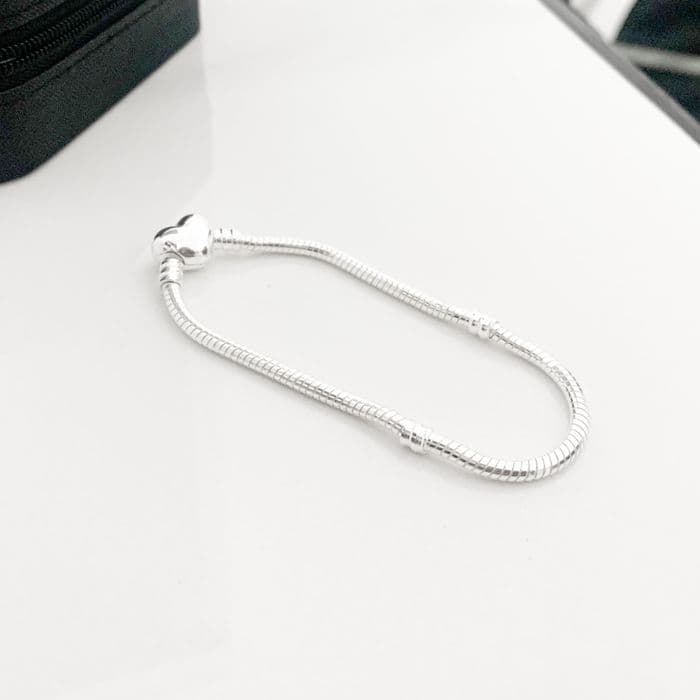 Pulseira para Berloque - Fecho de coração