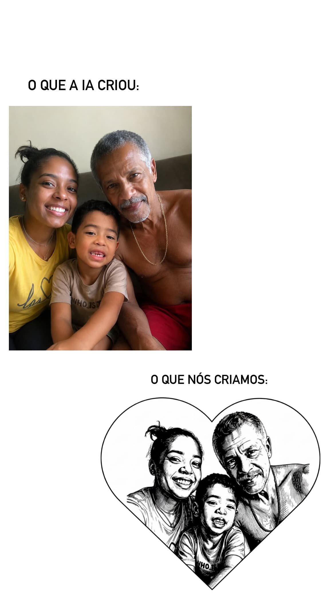 Colar personalizado foto - coração