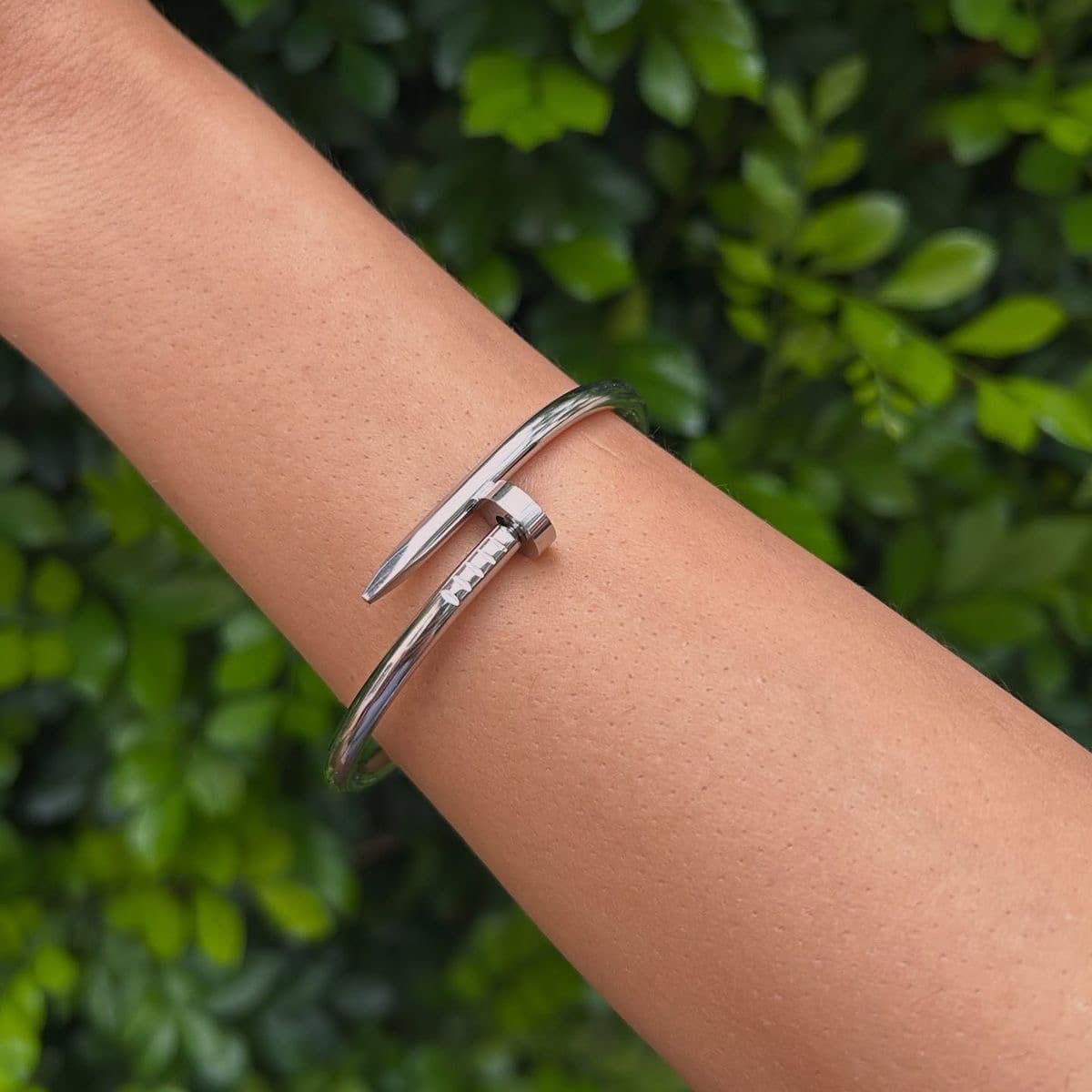 Bracelete Prego Aço Inoxidável